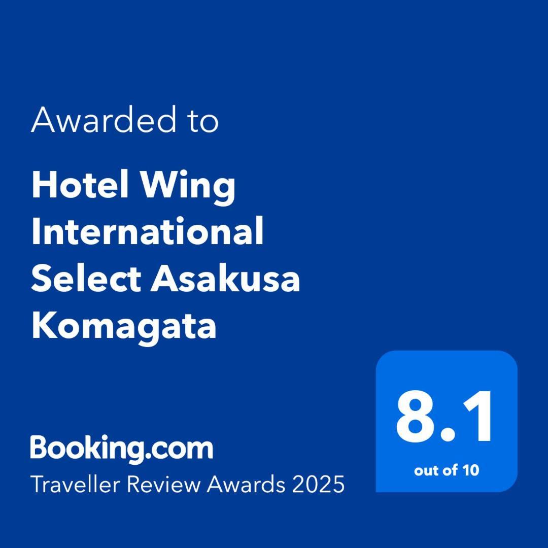 Hotel Wing International Select Asakusa Komagata Tokyo Luaran gambar