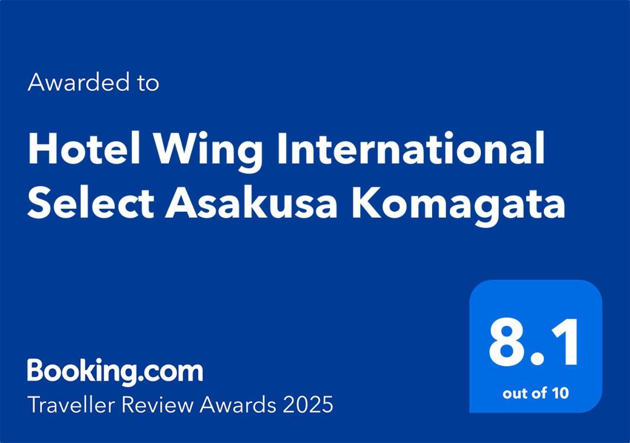 Hotel Wing International Select Asakusa Komagata Tokyo Luaran gambar